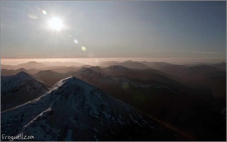 Ben More and the South West Highlands from the air
